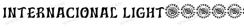 Internacional Light字体转换
